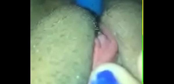  Using A Brush To Make Her Pussy Cum